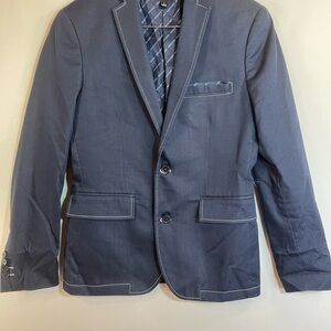 I.N.C. International Concepts Men's Slim-Fit Casual Contrast Stitch Blazer EUC